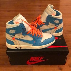 Off White UNC Air Jordan 1s